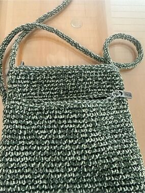 Handwoven Olive Green Crossbody Bag - The Sak